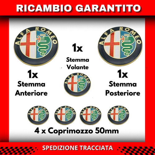 Kit fregio stemma alfa - fregio,
