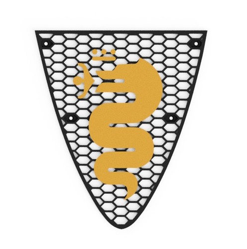 Grille radiateur centrale - de,