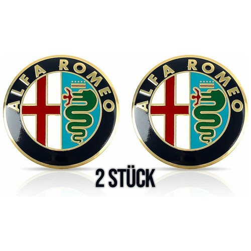 Emblema alfa romeo 74mm - 2x,